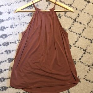 Green Envelope soft halter top